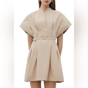 ZARA Pleated and Belted Mini Dress size small